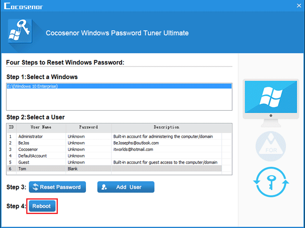 password safe windows xp