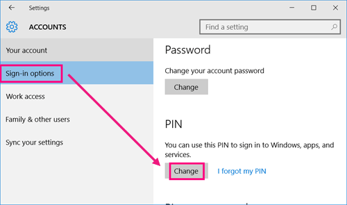 Tips to Add/Change/Remove PIN Code on Windows 10