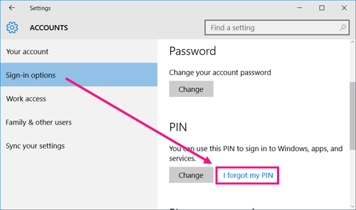 change a child account password microsoft