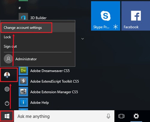 how to change my microsoft account picture