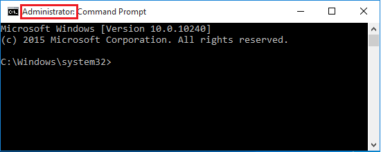 open an administrative command prompt windows 10