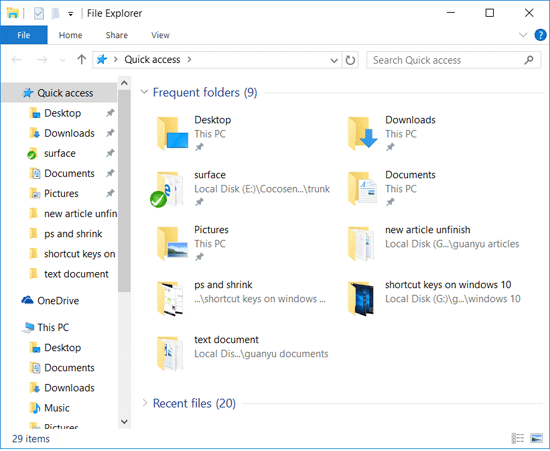 how to search files in windows 10 shortcut