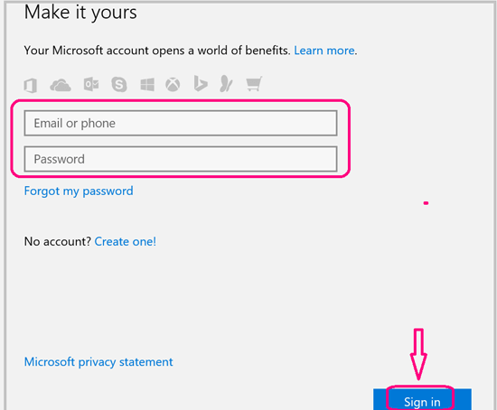 can i change local password to microsoft account