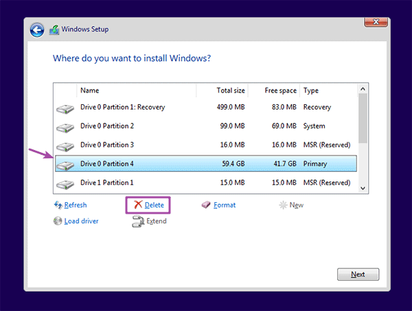 how to get search box for external hard drive on windows 10
