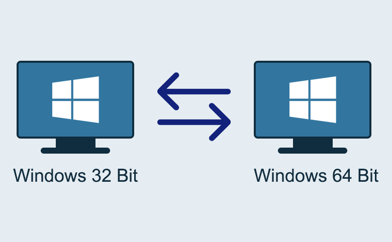 how to upgrade to 64 bit windows 10 without losing data