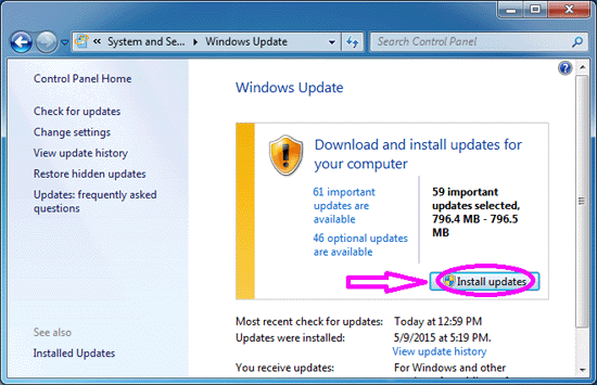 windows update