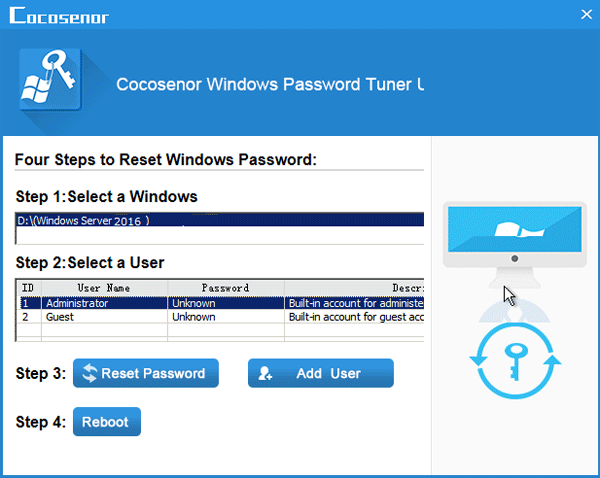 goodsync connect gsserver password reset