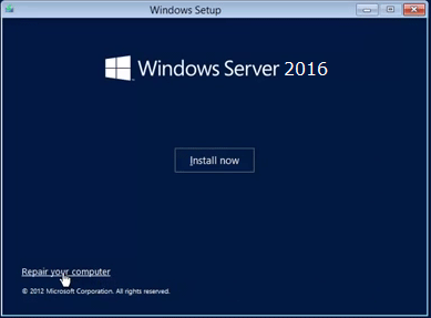 pcunlocker windows server 2016