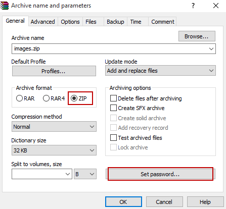 open encrypted zip file