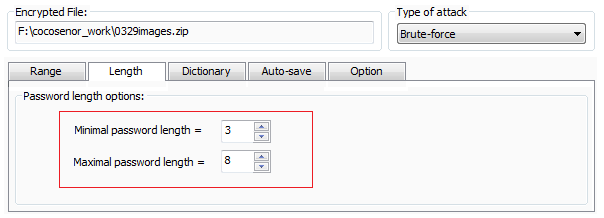 7zip password