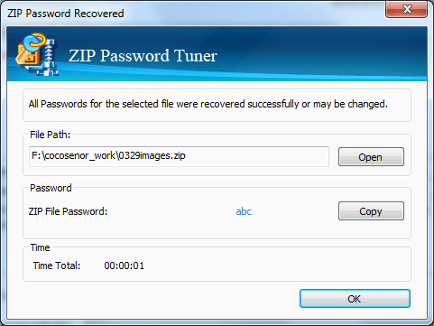 password winzip unlock
